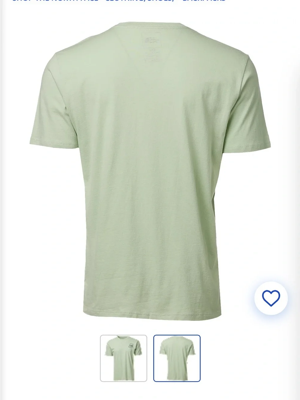 NWT The North Face Men's Logomarks T-shirt in steel blue sz XL